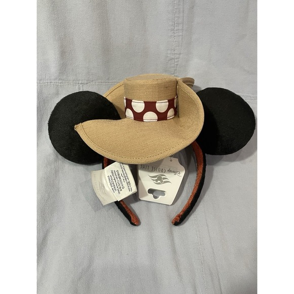 Disney Accessories - NEW Walt Disney Cruise Line Mickey or Minnie Mouse Voyager Ears Headband